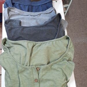 4 pc. tank tops(plus size) , Natural Reflections V-Neck tanks & botton up tanks